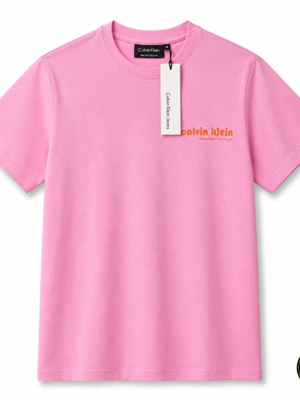 Calvin Klein Jeans Men’s Pink Logo T-Shirt NWT | CK Short Sleeve Crew Neck